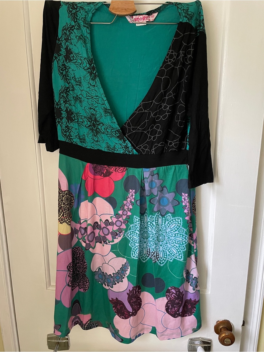 Smash Barcelona, faux wrap dress